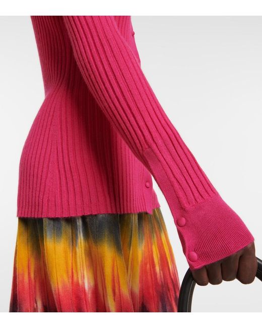 Gabriela Hearst Pink Cavalieri Cashmere And Silk Shirt