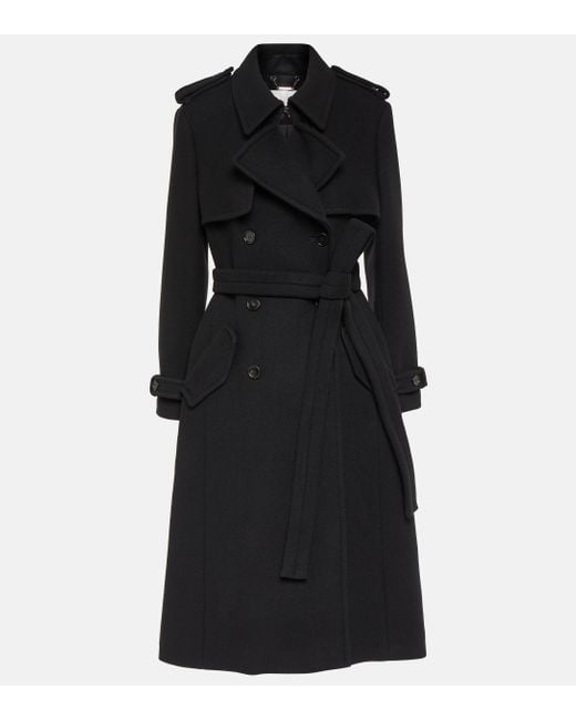 double faced wool belted coat cos