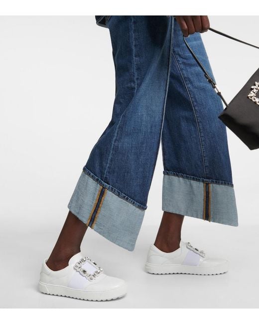 Roger Vivier White Viv' Golf Sneakers