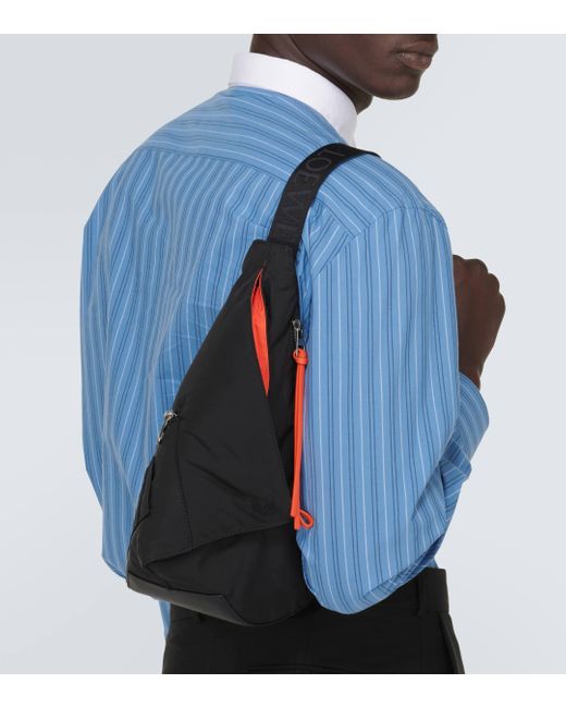 Loewe Black Anton Sling Shoulder Bag for men