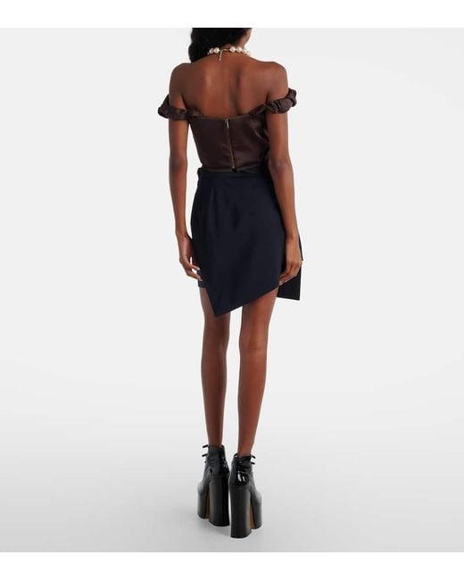 Vivienne Westwood Brown Sunday Draped Corset