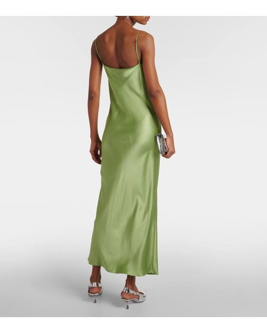 Abito Lungo Shiny Statement di Dorothee Schumacher in Green