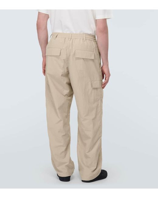 Pantalones cargo de nylon Y-3 de hombre de color Natural