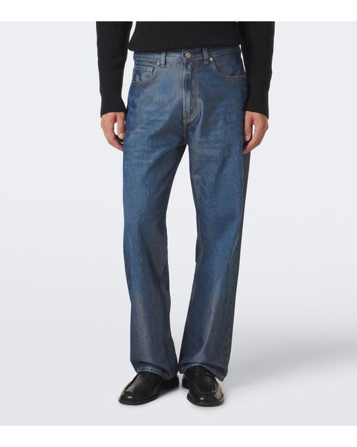 Our Legacy Blue Third Cut Straight Jeans for men