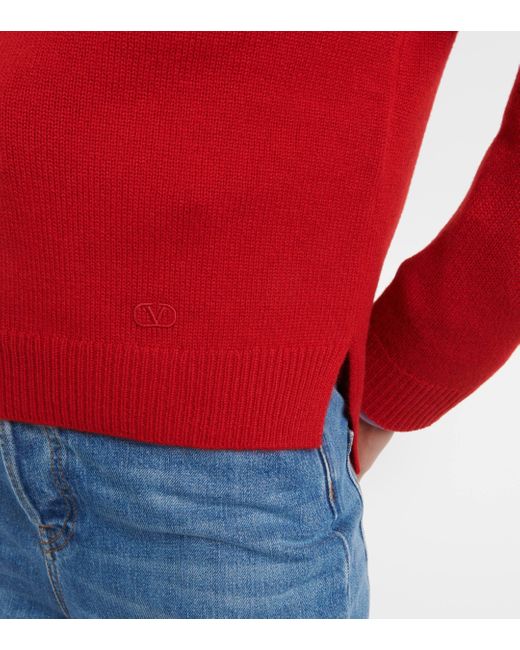 Valentino Red Cashmere Sweater