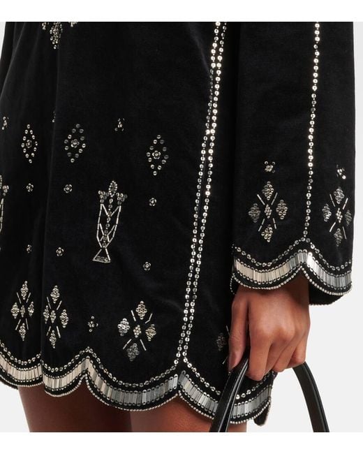 Isabel Marant Black Kleid Helene