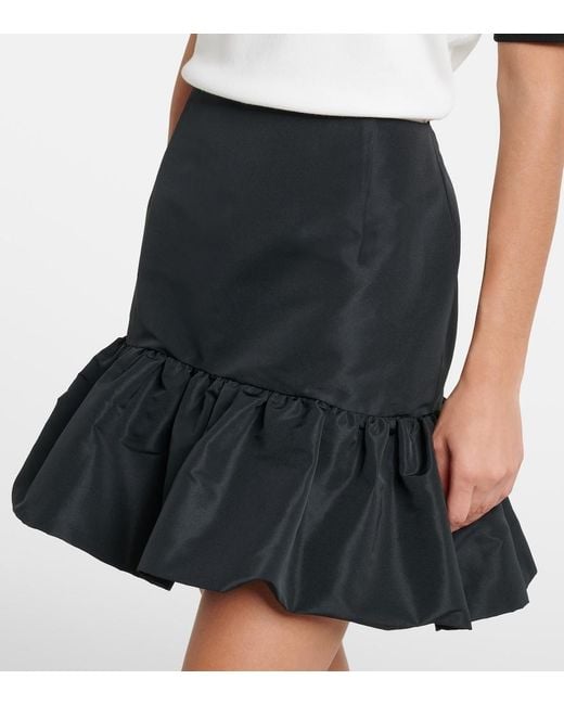 Nina Ricci Black Flared Miniskirt