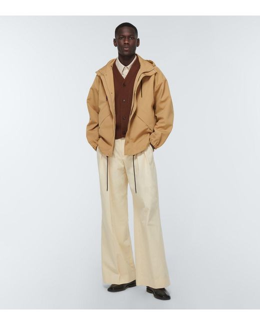 AURALEE Wool Blouson Jacket in Natural for Men | Lyst
