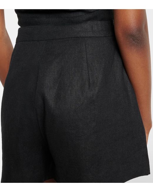 Posse Black Perri Linen Shorts