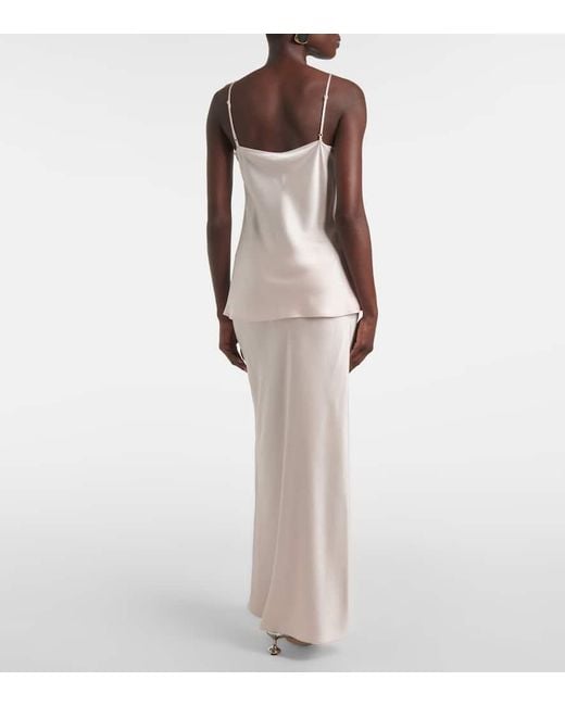 Joseph White Clea Silk Tank Top