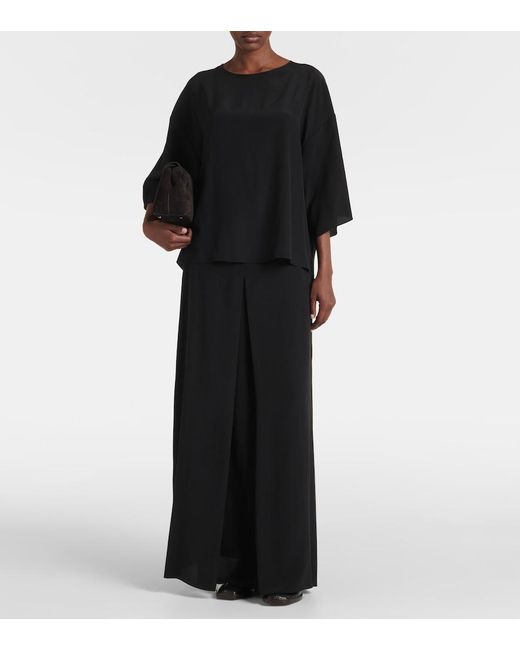 FFORME Black Zenni Silk T-Shirt
