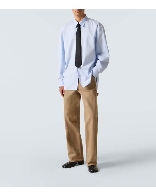 Maison Margiela Mid-Rise Wide-Leg Jeans in Natural für Herren