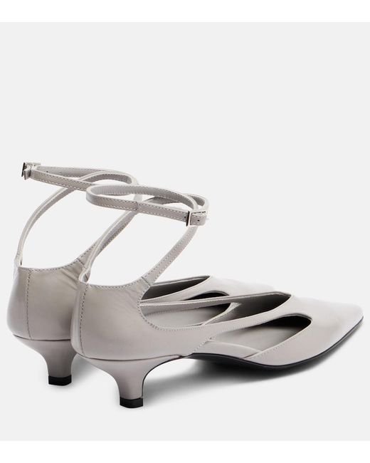 Totême  White Leather Pumps