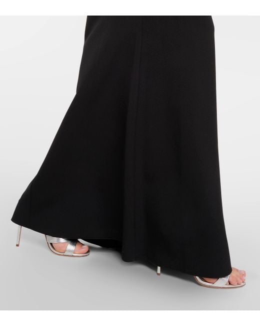 Safiyaa Black Beatriz Embellished Gown