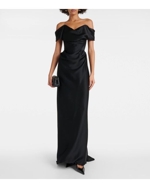 Robe longue Vivienne Westwood en coloris Black