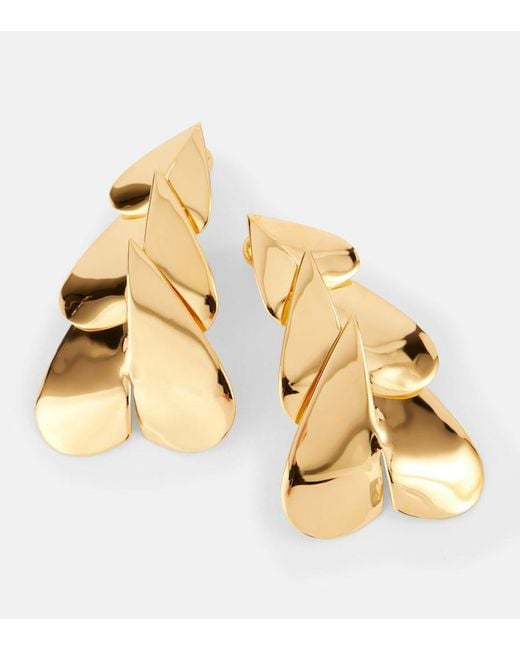Alaïa Metallic Le Cour Earrings