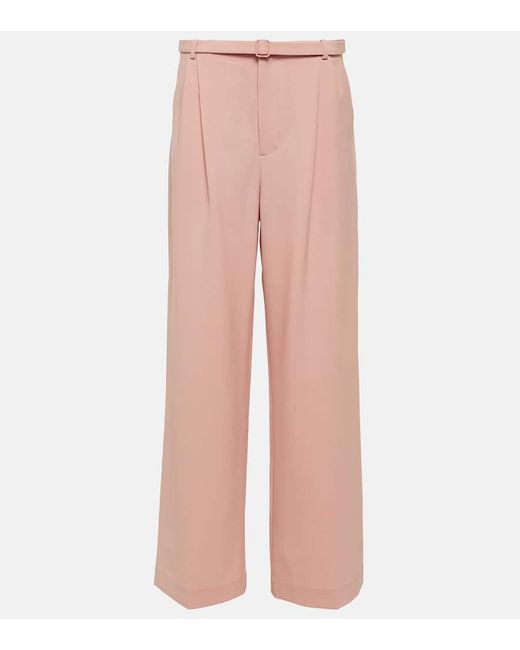 Sir. The Label Pink Weite Mid-Rise-Hose Dario