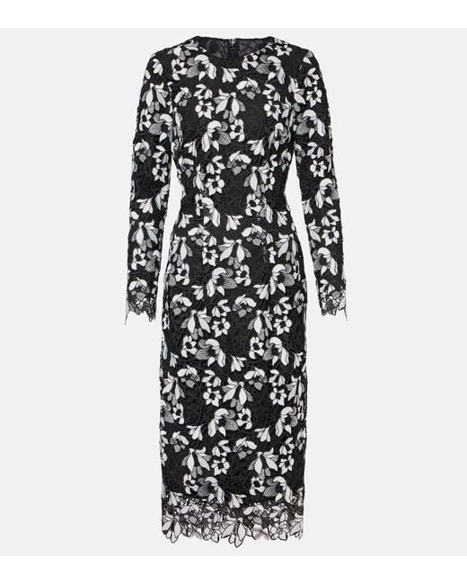 Abito Midi di Monique Lhuillier in Black