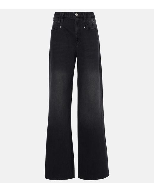 Isabel Marant Blue Lemony Wide-Leg Jeans