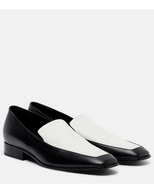 Herbert Levine Black The Real Deal Leather Loafers