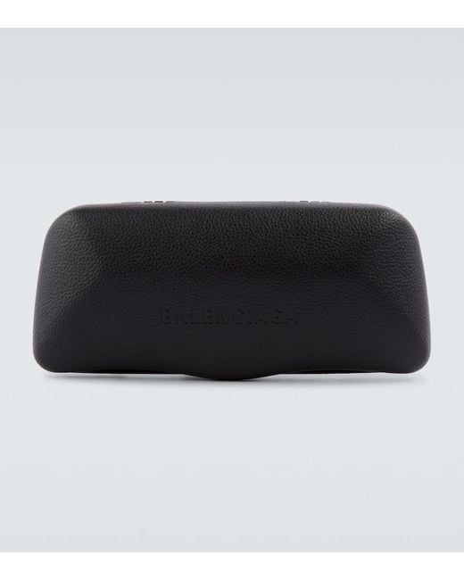 Balenciaga Gray Square Sunglasses for men