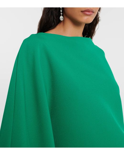 Robe Arama a plumes Safiyaa en coloris Green