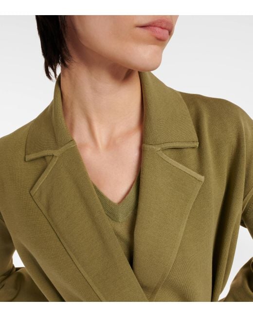 Joseph Green Silk-blend Wrap Coat
