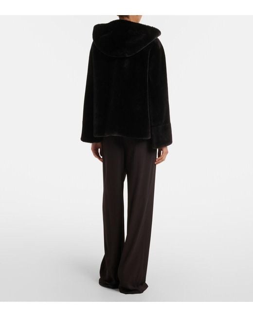Agnona Blue Jersey Wide-Leg Pants