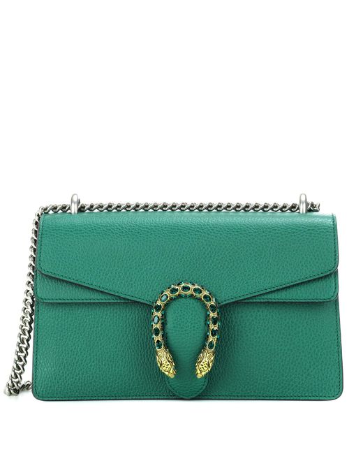 Gucci Green Dionysus Small Leather Shoulder Bag