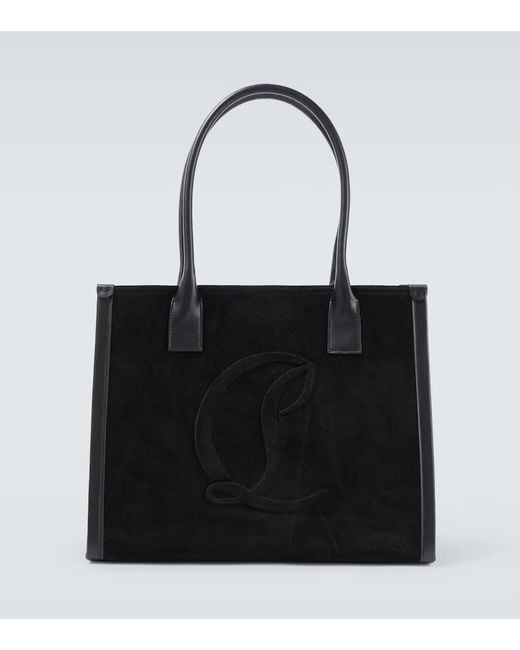 Christian Louboutin Tote Bag By My Side Aus Veloursleder in Black für Herren