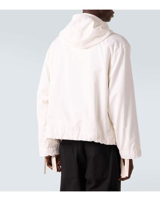 Studio Nicholson White X Aaron Levine Kirby Cotton Jacket for men