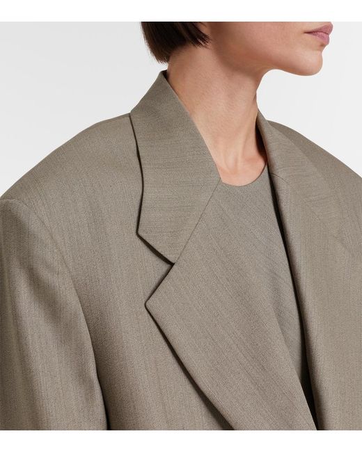 Calvin Klein Brown Avery Wool-Blend Jacket