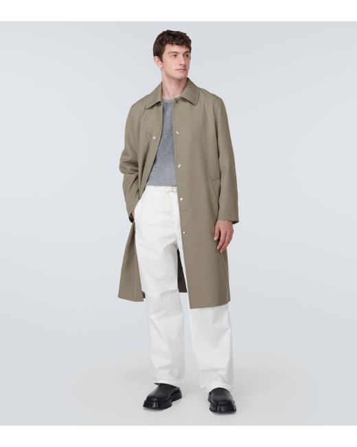 Manteau en laine Jil Sander pour homme en coloris Natural