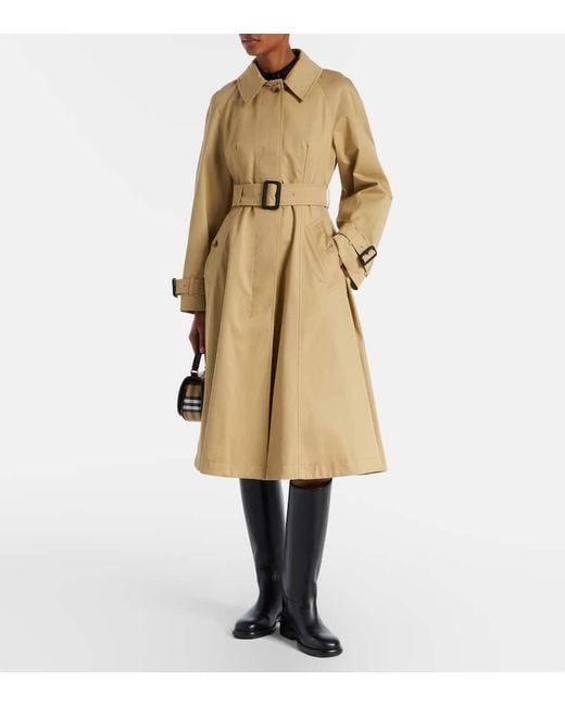 Burberry Natural Cotton Trench Coat
