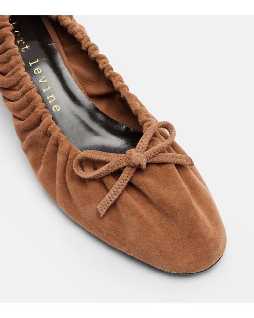 Herbert Levine Brown Gather Around 50 Suede Pumps