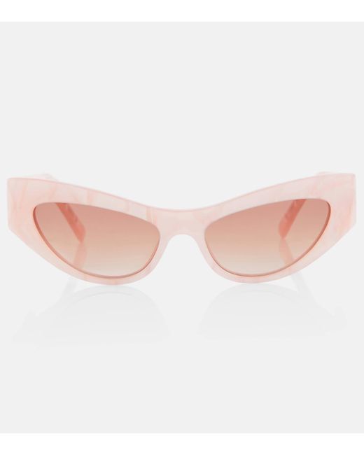 Dolce & Gabbana Pink Dg Cat-eye Sunglasses