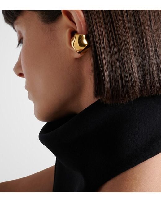 Khaite Metallic Lotus 18Kt-Plated Ear Cuff