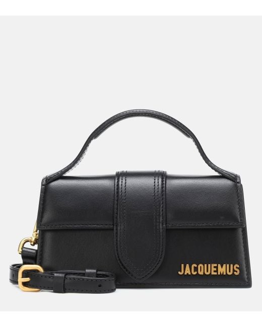 Jacquemus Black Le Bambino Leather Satchel Bag