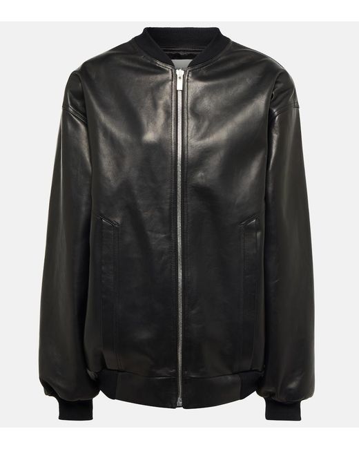 Magda Butrym Black Leather Jacket