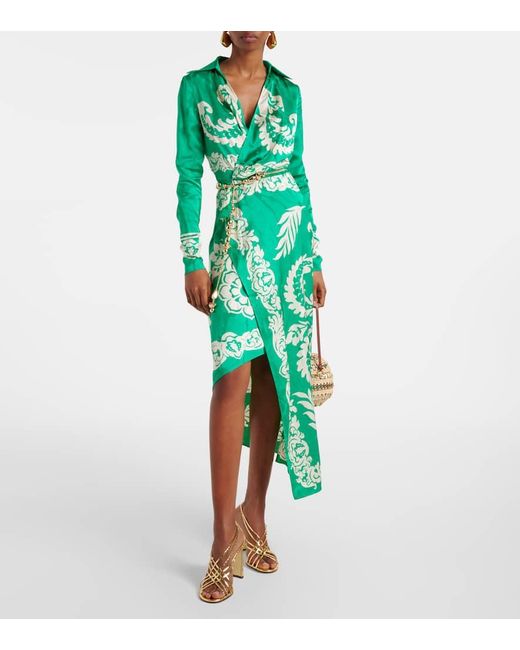 Jimmy Choo Felice 95 Beaded Metallic Leather Sandals