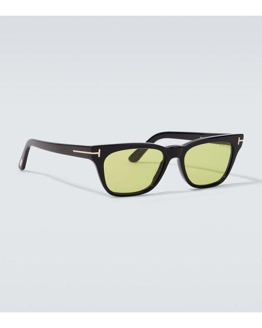 Tom Ford Brown Penn Square Sunglasses for men