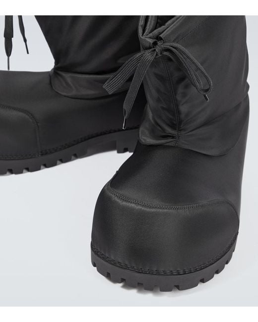 Botas de nieve Alaska Low Balenciaga de hombre de color Black