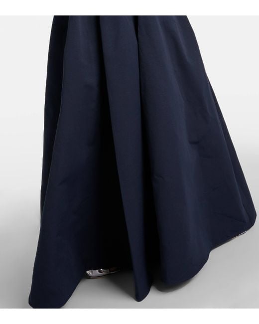 Robe longue Joli en coton melange Staud en coloris Blue