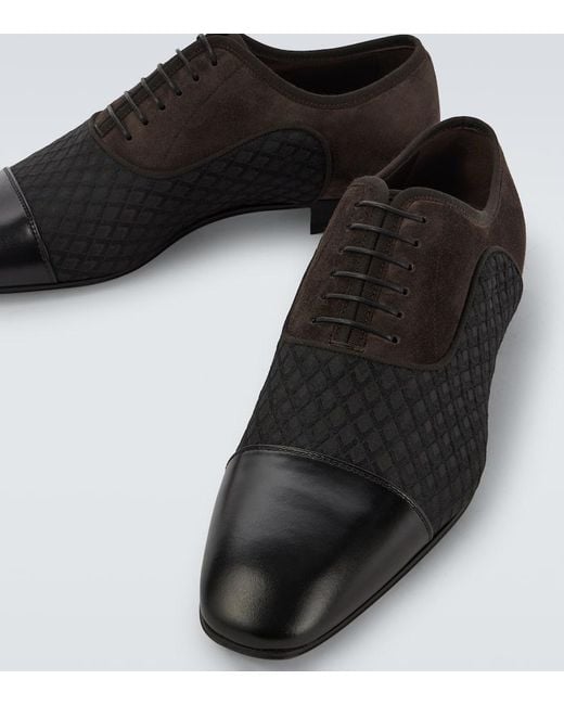 Christian Louboutin Schnuerschuhe Greggo Mit Leder in Black für Herren