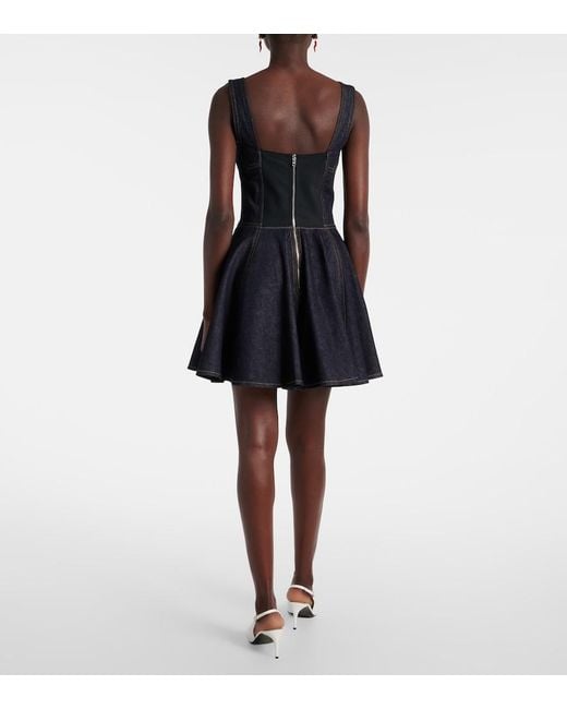 Dolce & Gabbana Blue Denim Dress With Straps