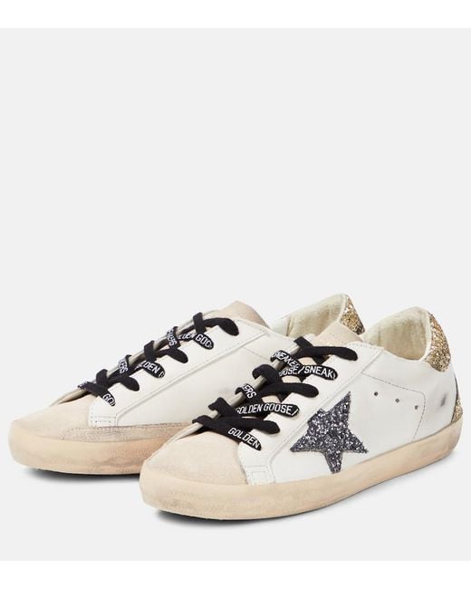 Golden Goose Deluxe Brand Multicolor Super-Star Leather Sneakers