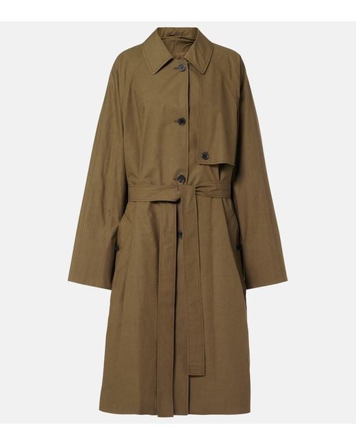 Calvin Klein Natural Zeland Cotton Trench Coat