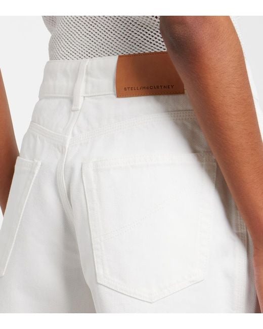 Stella McCartney White Denim Shorts