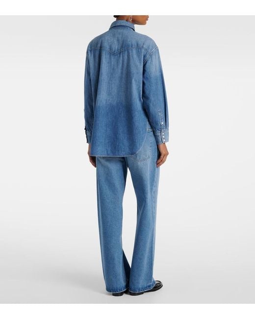 Citizens of Humanity Blue Kayla Denim Shirt