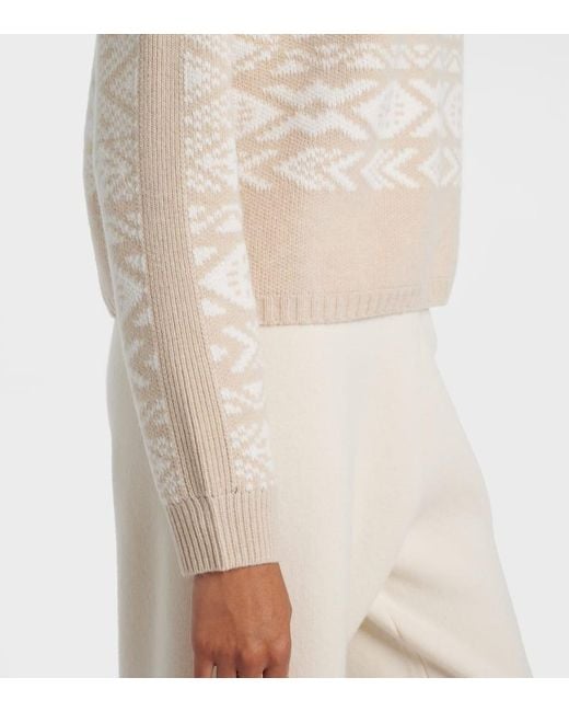 Pull Nadin En Laine Et Coton Melanges Bogner en coloris White